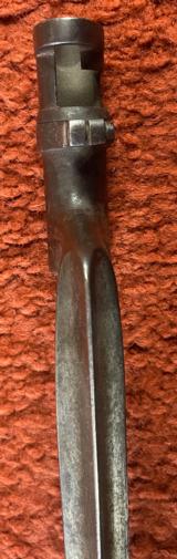 Remington Rolling Block Bayonet With Scabbard For The South American Contract Rifle - 10 of 11