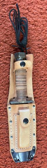 Camillus, New York U.S. Air force Survival Knife With Scabbard And Sharpening Stone - 1 of 7