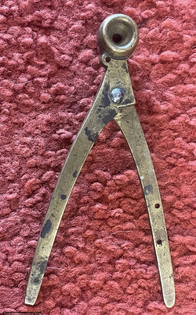 Antique Brass Picket Bullet Mold