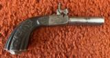 Percussion Folding Trigger Muff Pistol