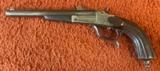 Antique Belgian Single Shot Target Pistol - 2 of 10