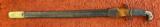 Antique Short Sword And Leather Scabbard - 3 of 10