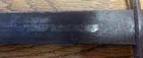 Antique Short Sword And Leather Scabbard - 8 of 10