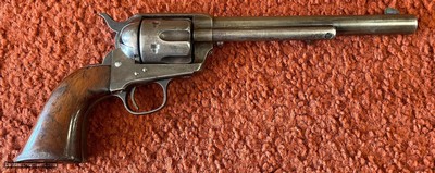 Antique First Generation Etched Panel Single Action Revolver