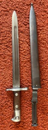 U.S. Krag Rifle Bayonet With Scabbard - 1 of 9