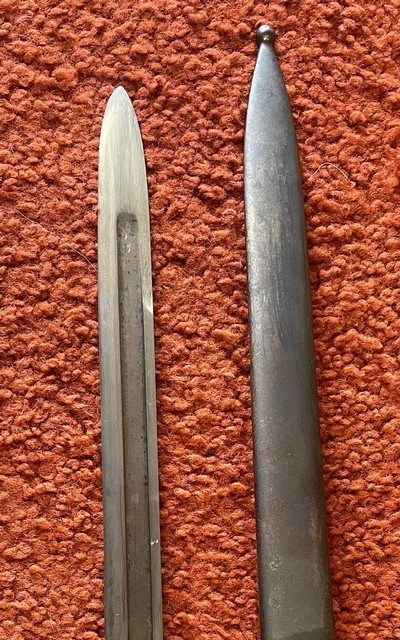 U.S. Krag Rifle Bayonet With Scabbard