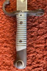 1891 Argentine Mauser Bayonet With Scabbard - 5 of 8