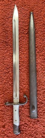 1891 Argentine Mauser Bayonet With Scabbard - 1 of 8