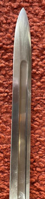 U.S. Krag Rifle Bayonet With Scabbard Dated 1899 - 6 of 9