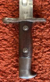 U.S. Krag Rifle Bayonet With Scabbard Dated 1899 - 3 of 9