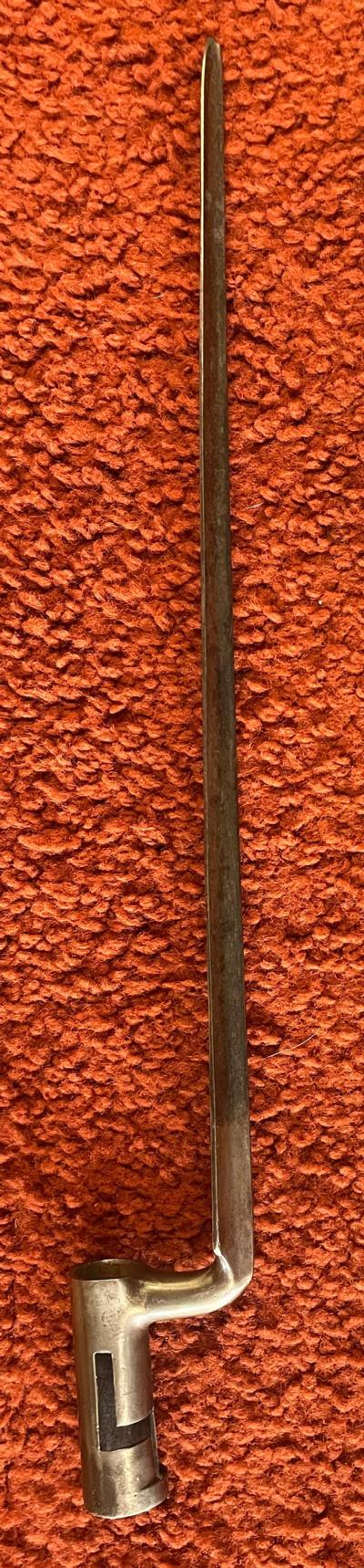 U.S. North 1812 socket bayonet