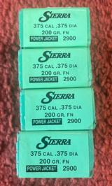 Sierra Pro Hunter .375 200 Grain Bullets for reloading - 2 of 2