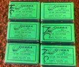 Sierra Bullets for reloading 22 Caliber .224 Spitzer 55 Grain