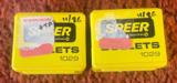 2 Boxes Speer 22 Caliber .224 Spitzer Bullets - 1 of 2