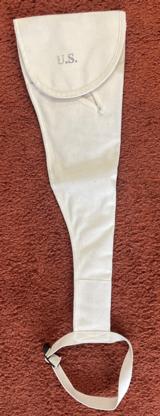 ReproductionM1 A1 Folding Stock Carbine Snow Camo. Scabbard - 4 of 4