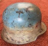 WW 1 German Painted Helmet - 4 of 5