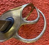 F, Potter 1840 Cavalry Saber with Damascus blade, etched scabbard and sharkskin grip. - 21 of 24