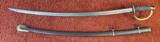 F, Potter 1840 Cavalry Saber with Damascus blade, etched scabbard and sharkskin grip. - 4 of 24