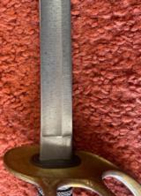 F, Potter 1840 Cavalry Saber with Damascus blade, etched scabbard and sharkskin grip. - 14 of 24