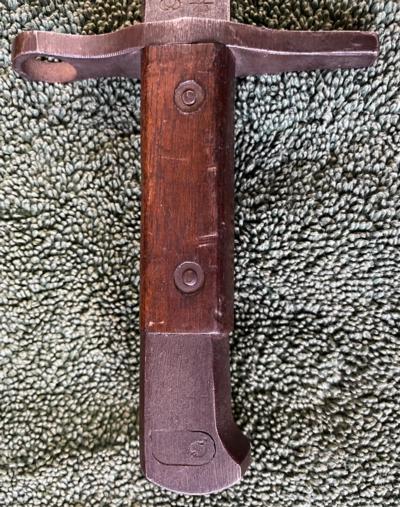 Late War Type 30 Japanese Bayonet With Scabbard And Frog - Image 7 of 11
