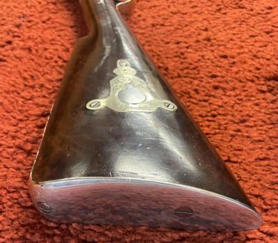 Van Wart Son & Co. English Percussion Double Barrel Shotgun With Solid Silver Mounts - Image 4 of 24