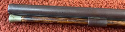 Van Wart Son & Co. English Percussion Double Barrel Shotgun With Solid Silver Mounts - Image 15 of 24