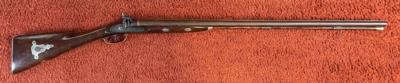 Van Wart Son & Co. English Percussion Double Barrel Shotgun With Solid Silver Mounts - Image 2 of 24