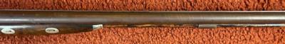 Van Wart Son & Co. English Percussion Double Barrel Shotgun With Solid Silver Mounts - Image 6 of 24