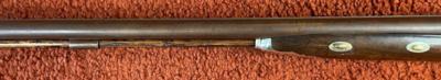 Van Wart Son & Co. English Percussion Double Barrel Shotgun With Solid Silver Mounts - Image 10 of 24