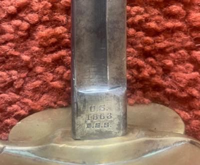 Civil War Era 1840 NCO Sword by Roby dated 1863 - Image 6 of 7