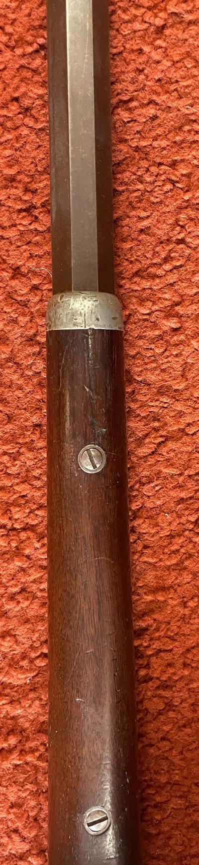 Iron Mounted Sharps 1853 Sporting Rifle .36 Cal.. With Saddle Ring On Lower Tang. - Image 14 of 21