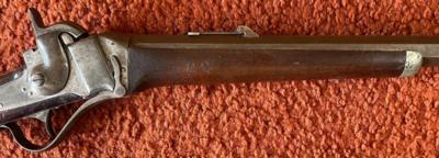 Iron Mounted Sharps 1853 Sporting Rifle .36 Cal.. With Saddle Ring On Lower Tang. - Image 6 of 21