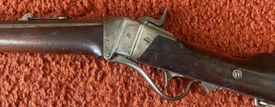 Iron Mounted Sharps 1853 Sporting Rifle .36 Cal.. With Saddle Ring On Lower Tang. - Image 10 of 21