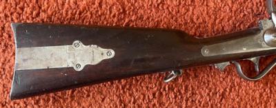 Iron Mounted Sharps 1853 Sporting Rifle .36 Cal.. With Saddle Ring On Lower Tang. - Image 5 of 21
