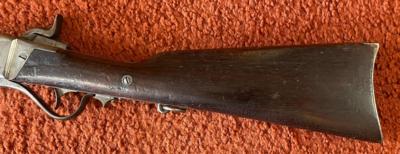 Iron Mounted Sharps 1853 Sporting Rifle .36 Cal.. With Saddle Ring On Lower Tang. - Image 9 of 21
