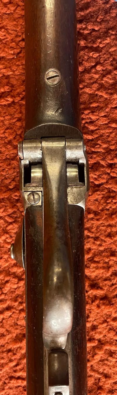 Iron Mounted Sharps 1853 Sporting Rifle .36 Cal.. With Saddle Ring On Lower Tang. - Image 13 of 21