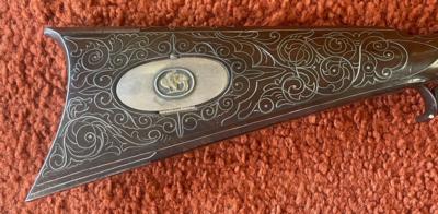 Carlos Gove Single Shot Percussion Rifle - Image 9 of 24