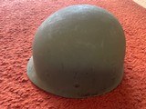 Original WW 2 M1 Fire Rescue Navy Helmet With Liner - Image 10 of 13