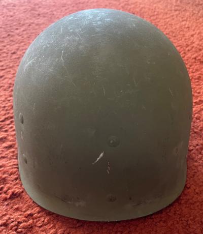 Original WW 2 M1 Fire Rescue Navy Helmet With Liner - Image 9 of 13