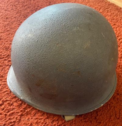 Original WW 2 M1 Fire Rescue Navy Helmet With Liner - Image 4 of 13