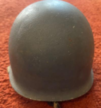 Original WW 2 M1 Fire Rescue Navy Helmet With Liner - Image 3 of 13