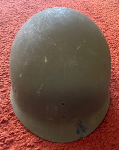 Original WW 2 M1 Fire Rescue Navy Helmet With Liner - Image 7 of 13