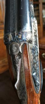 *****ON HOLD*****28 GAUGE - CELTA BORCHERS OF GUERNICA SPAIN "SIDELOCK-SIDE CLIPS" DT 25" BARRELS IM/F CHOKES - 7 of 20