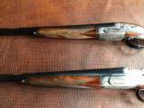 *****SOLD*****Armes De Chasse (by AYA) - SIDELOCK MATCHED PAIR - 28/410 SXS guns - sequential serial numbers - WOW! - 23 of 25