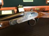 Holland & Holland “The Royal” .410 Bore 3” - BABY FRAME - Deep Engraving - Sidelock - Case Color - Rich Colors on Wood & Frame - 14 of 23
