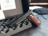 Standard Manufacturing Company .45 ACP - UNFIRED NEW - 5” Stainless Steel Barrel - Case Colored #1 - Rosewood Double Diamond Grips - 1 of 25