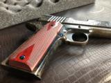 Standard Manufacturing Company .45 ACP - UNFIRED NEW - 5” Stainless Steel Barrel - Case Colored #1 - Rosewood Double Diamond Grips - 15 of 25
