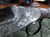 *SALE PENDING*Merkel 203-E - 16 gauge - SST - Hand Detachable Sidelock Ejector - Solid Rib - Hand Engraved - 3 Piece Forend - Hand Carved Stock Grip - 5 of 24
