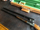 Parker Repro DHE - 28/410 Two Barrel - RARE - 26” - IC/Mod - Leather Maker’s Case & Canvas Cover - Case Colors Strong - Tight LIKE NEW - Quail Gun! - 5 of 24