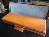 Parker Repro DHE - 28/410 Two Barrel - RARE - 26” - IC/Mod - Leather Maker’s Case & Canvas Cover - Case Colors Strong - Tight LIKE NEW - Quail Gun! - 22 of 24